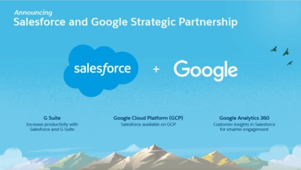 这次携手Google攻云端，Salesforce 4年来周旋网络三巨头之间