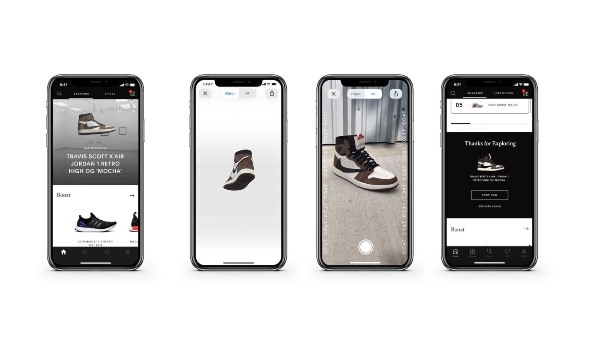 波鞋店手机 App 引进 AR 技术 新鞋未上市抢先看